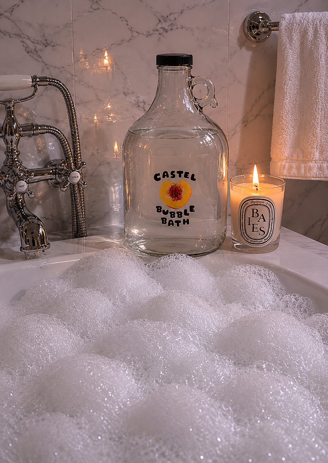 Sugar Peach - Bubble Bath Jar