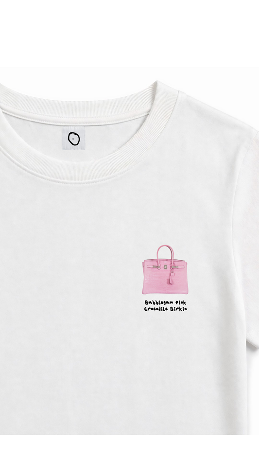 Bubblegum Pink Crocodile Birkin