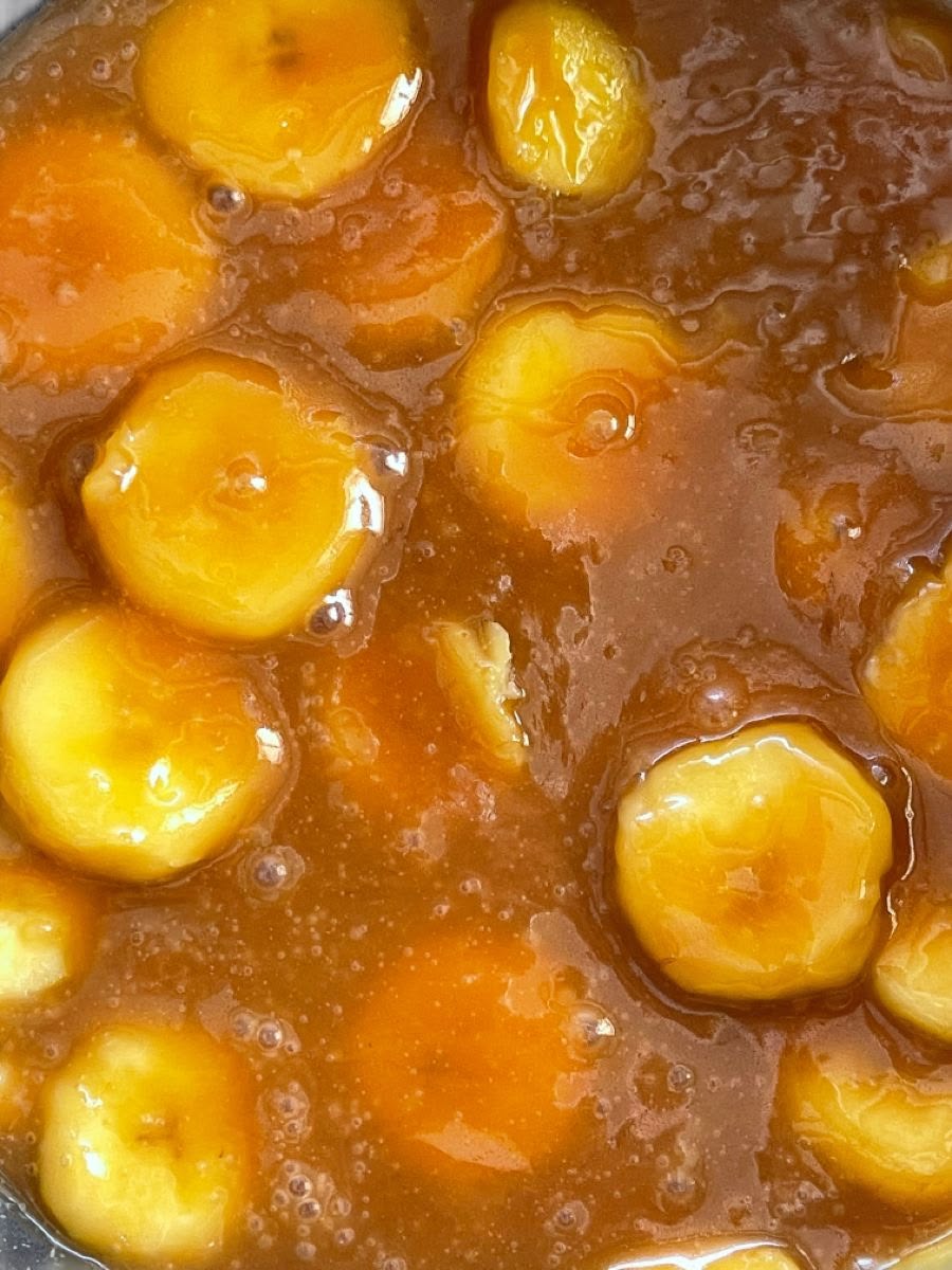 Banana Caramel Cupcake - Bubble Bath Jar